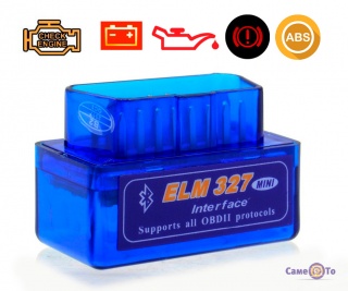 Автомобільний сканер ELM 327 mini Bluetooth версій 1.5 та 2.1