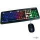 RGB клавіатура з мишкою для комп'ютера HK 3970
