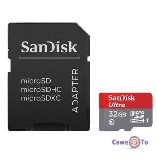  ' microSD SanDisk Ultra 32GB + SD  -  '  